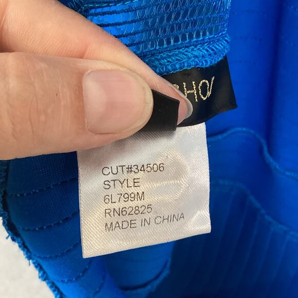 Todashi Shoji Cocktail Dress Size L Sleeveless Fit Flare Designer Wedding Party - Picture 9 of 16